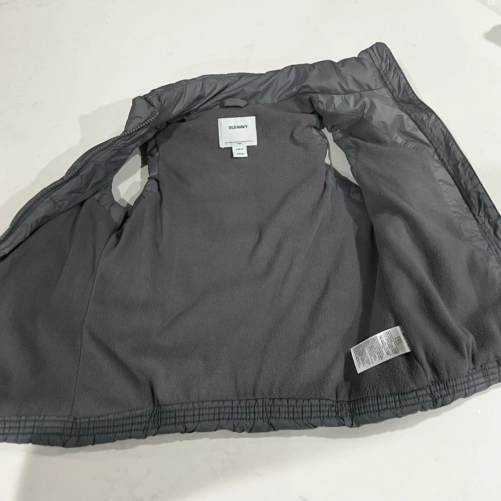 Old Navy Charcoal Puffer Vest